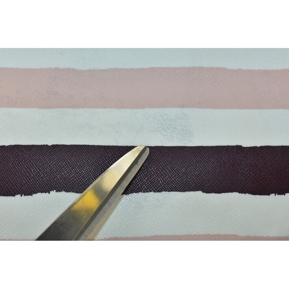 Kate Spade Women Grant Street Jules Grainy Striped Vinyl Shoulder Bag Beach Tote - Picture 5 of 16